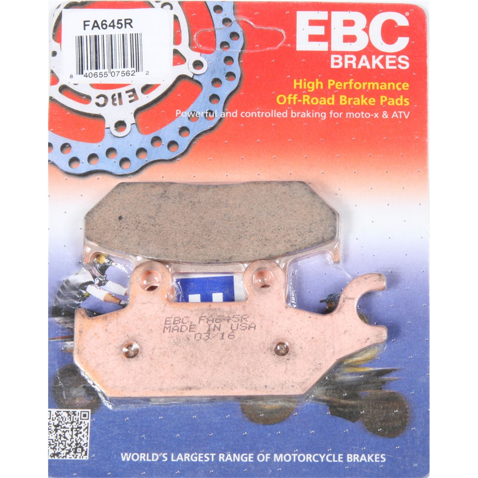 EBC Brakes Brake Pads H-Series FA645R_196003