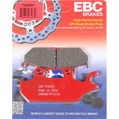 EBC Brakes Standard Brake Pad Front Right FA645X_196006
