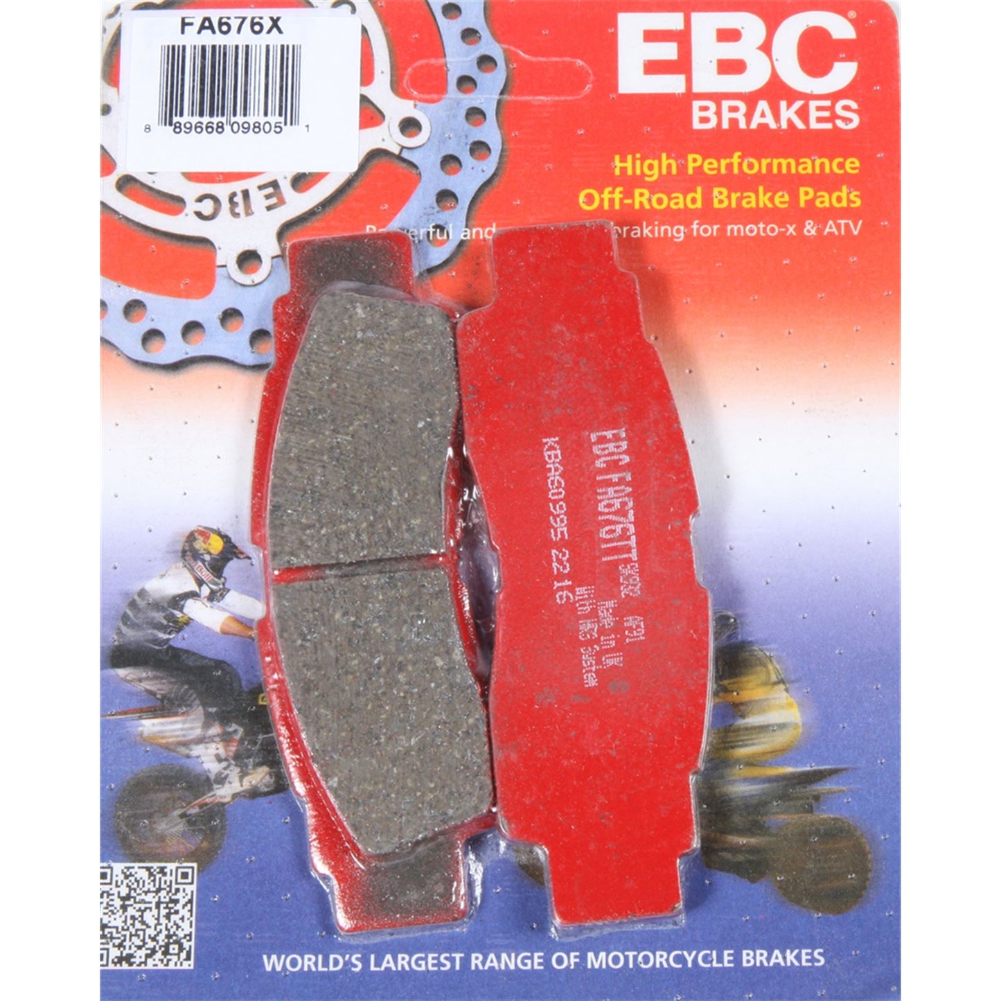 EBC Brakes Brake Pads Front Right FA676X_196015