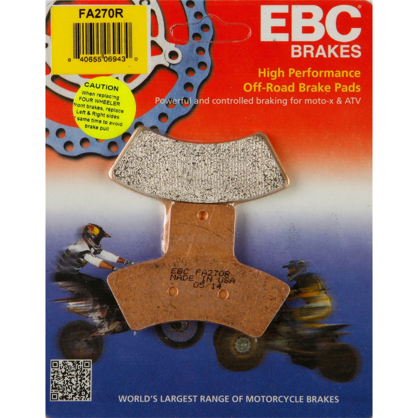 EBC Brakes Brake Pads FA270R_196094