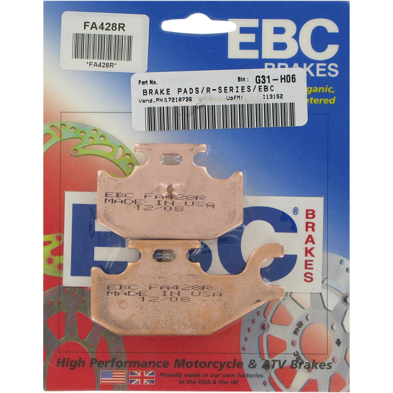 EBC Brakes Brake Pads FA428R_378865