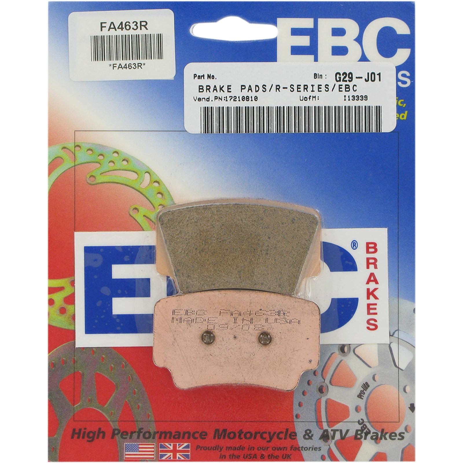 EBC Brakes Brake Pads FA463R_378893
