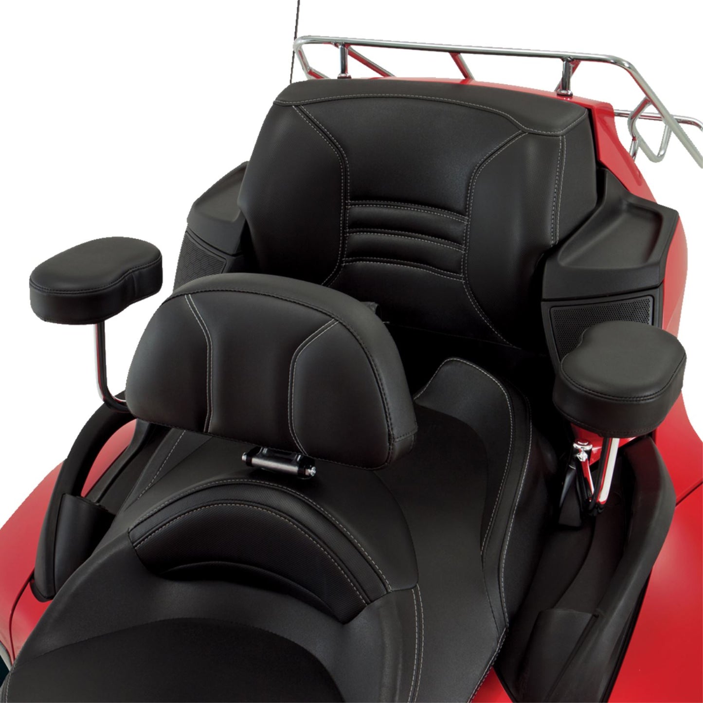 Show Chrome Grande Backrest - Driver - Black for Can-Am RT '10-'19 [MPN: 41-168AG]_1333190