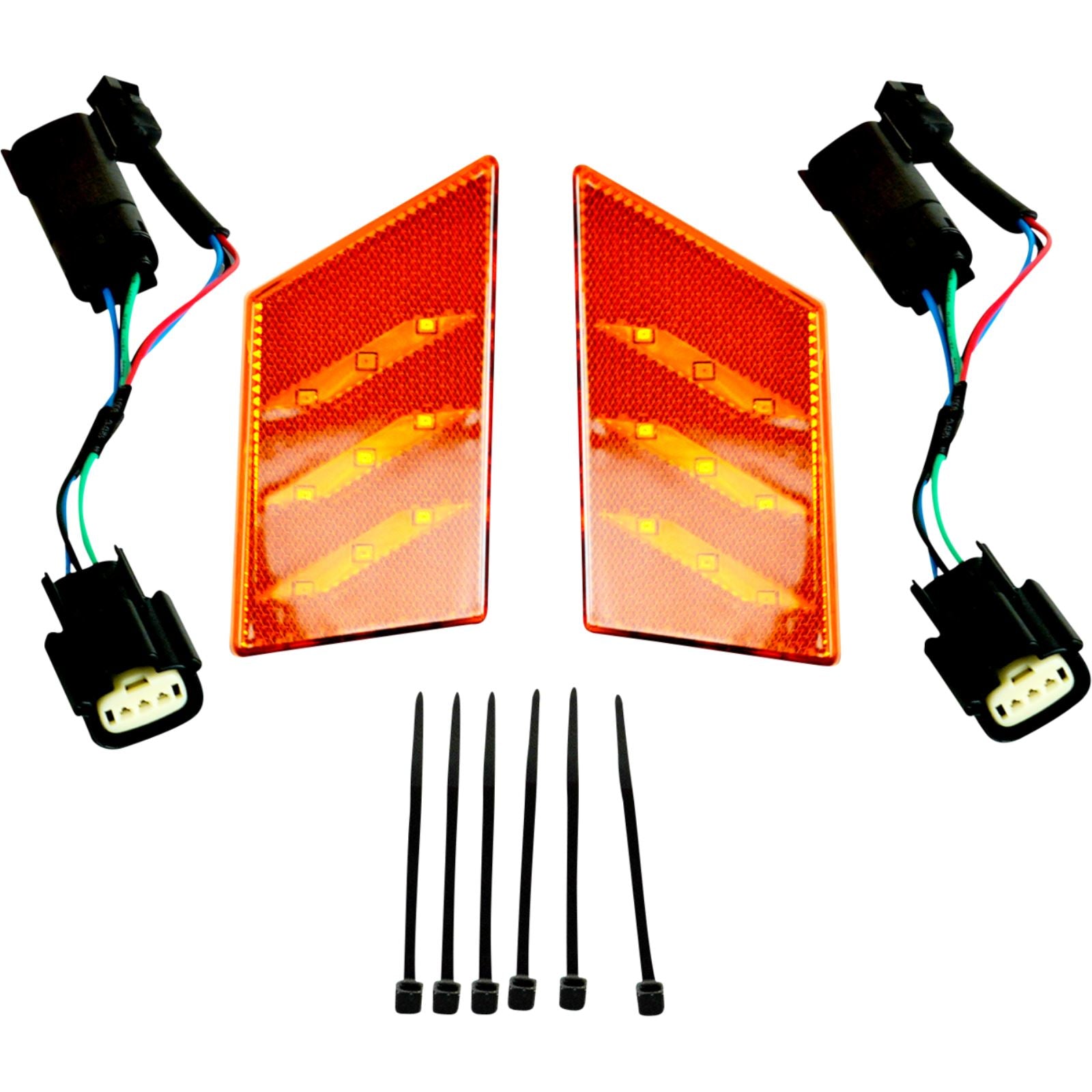 Show Chrome Gold Aura Turn Signal - Amber - Slingshot 44-112_1401514