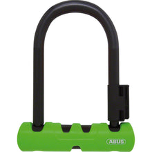 ABUS Ultra 410 U-Lock - 3.9 x 5.5" - Keyed, Black/Green - Includes Bracket [MPN: 34594]_1373386