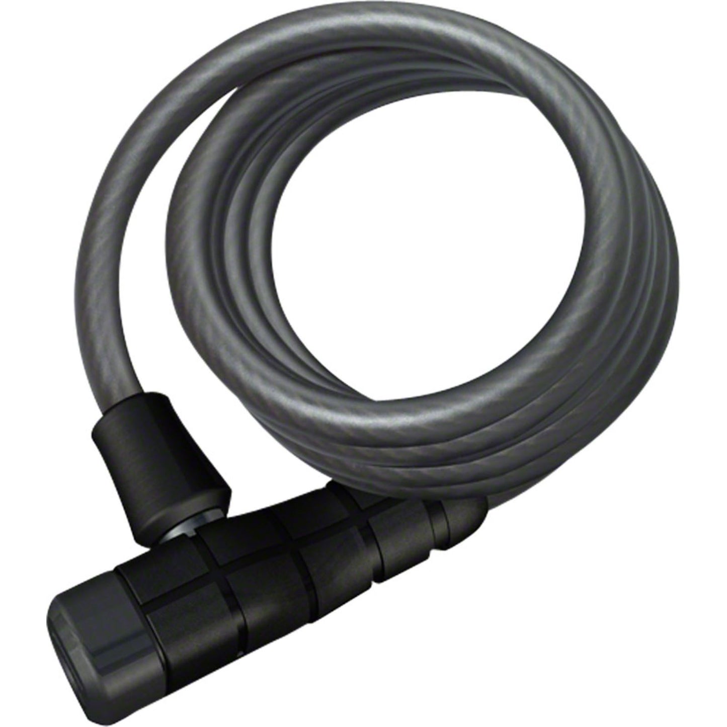 ABUS Primo 5510 Keyed Coiled Cable Lock - 180cmx10mm With Mount - Black [MPN: 14245]_1373419