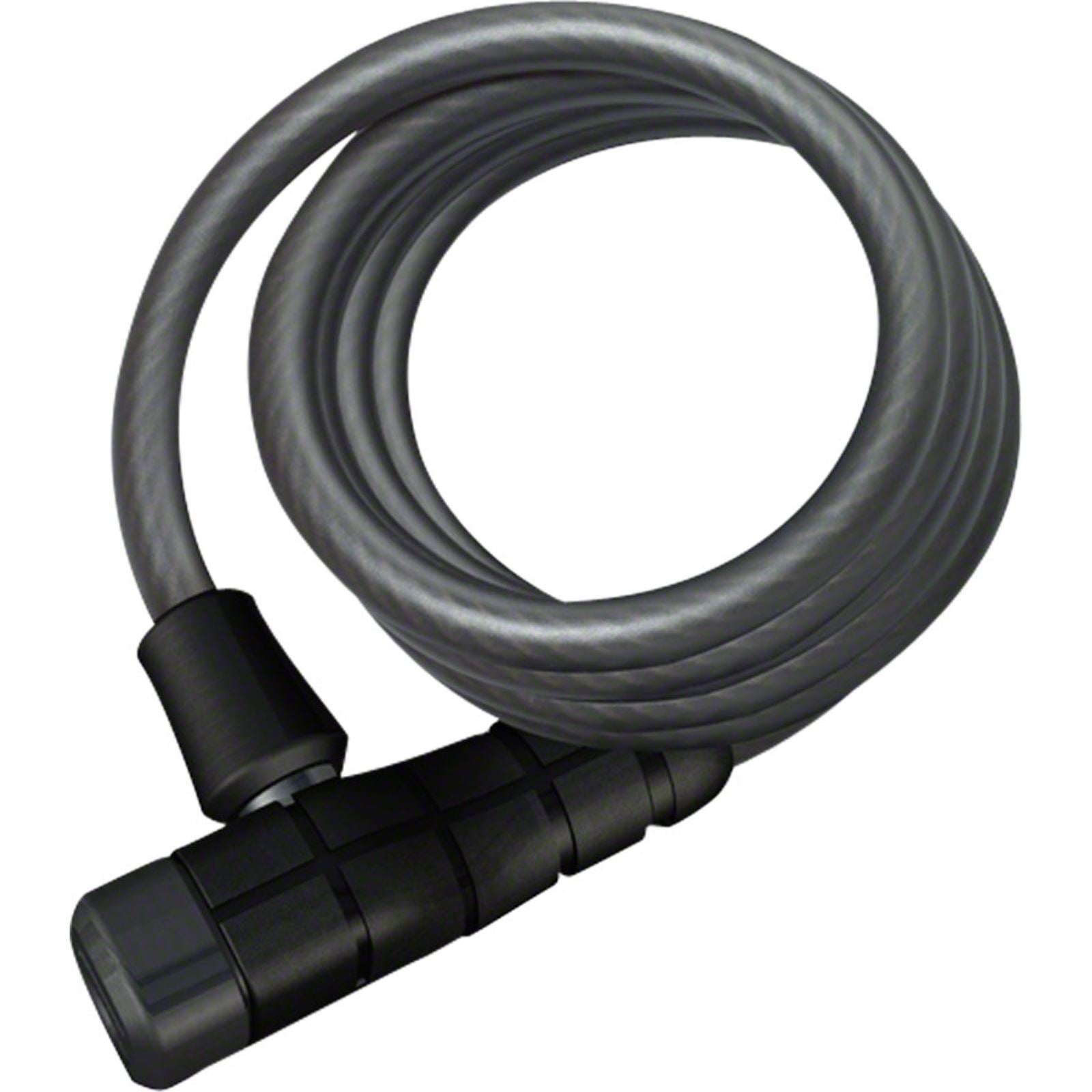 ABUS Primo 5510 Keyed Coiled Cable Lock - 180cmx10mm With Mount - Black [MPN: 14245]_1373419