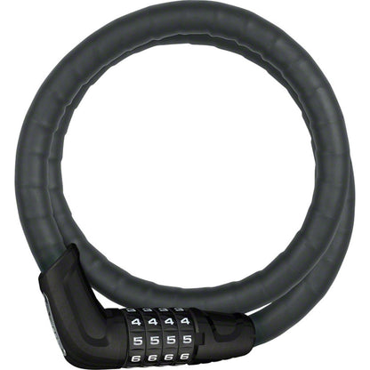 ABUS Combination Cable Lock Steel-O-Flex Tresor 6615C - Black [MPN: 13657]_1373433