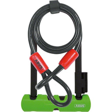 ABUS Ultra 410 U-Lock - 3.9 x 7" - Keyed - Black/Green [MPN: 34597]_1373399