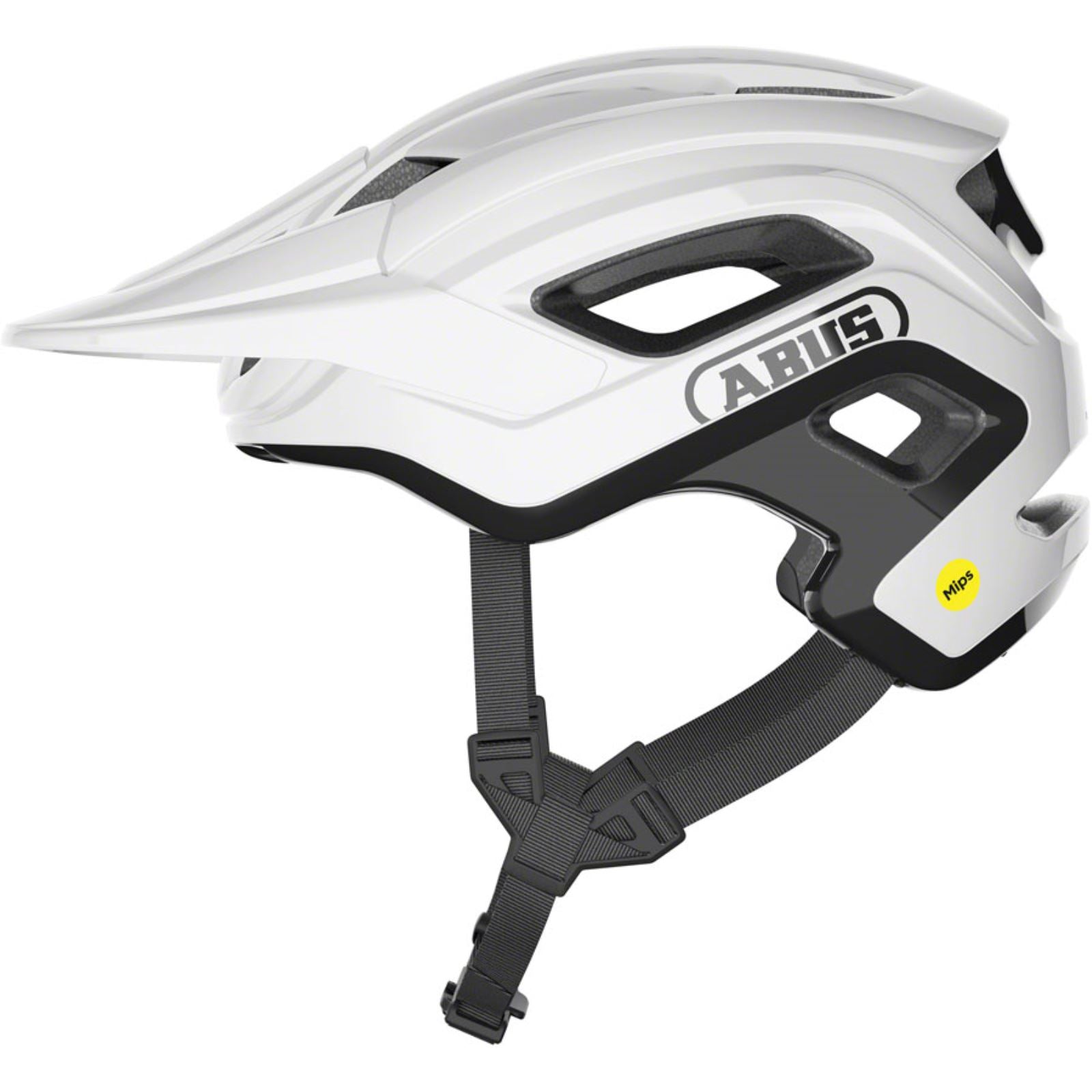 ABUS CliffHanger MIPS Helmet - Shiny White - Large - 59 - 62cm OPEN BOX [MPN: A5692741]_2720060