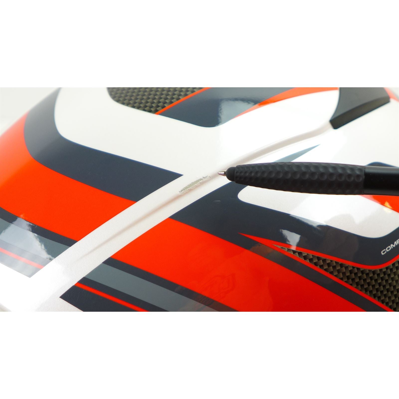 AFX FX-99 Helmet - Recurve - Pearl White/Red - X-Large OPEN BOX 0101-11129~1_1169397