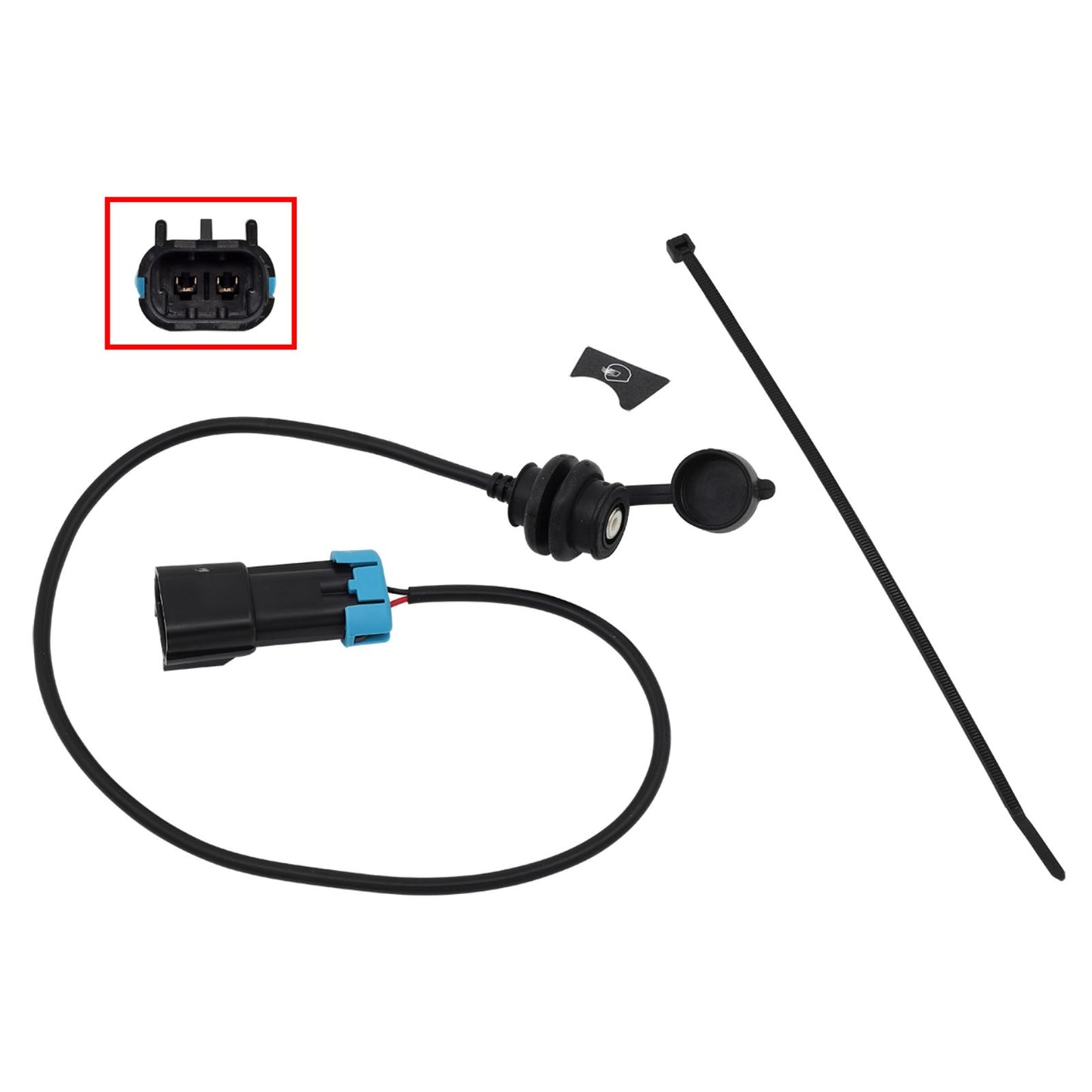 SPI Sports Parts Inc Heated Visor Plug Kit SM-01612_1179428
