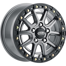 ITP Wheel - SD10 Beadlock - Front/Rear - Gray w/Black Ring - 15"x7" 15SD545BX_1167423