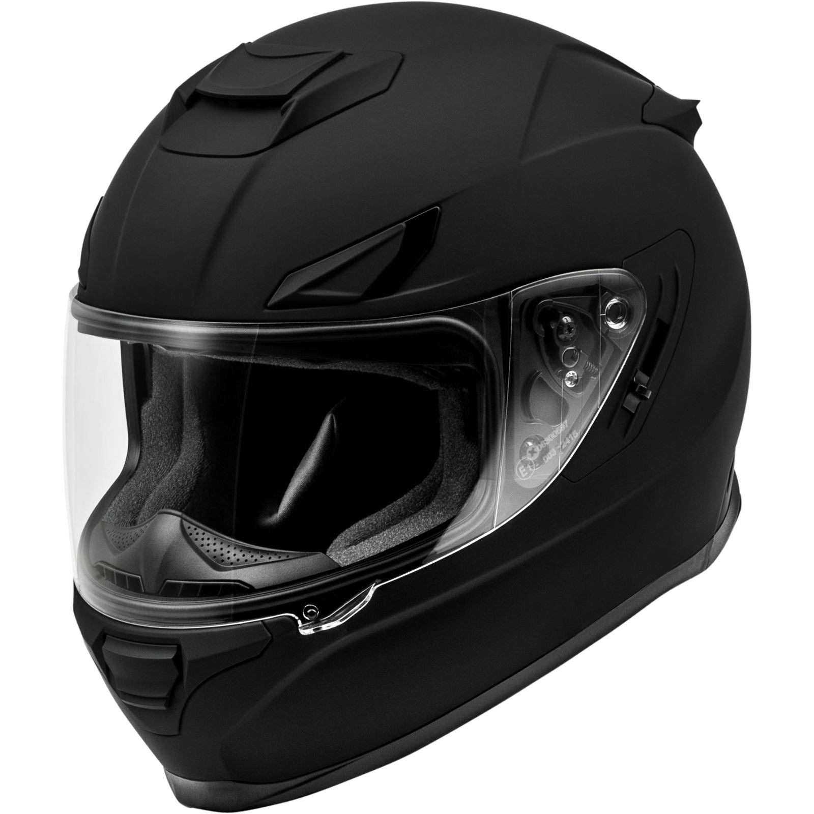 FLY Racing Sentinel Solid Helmet ECE 22.06 - Matte Black_1863648