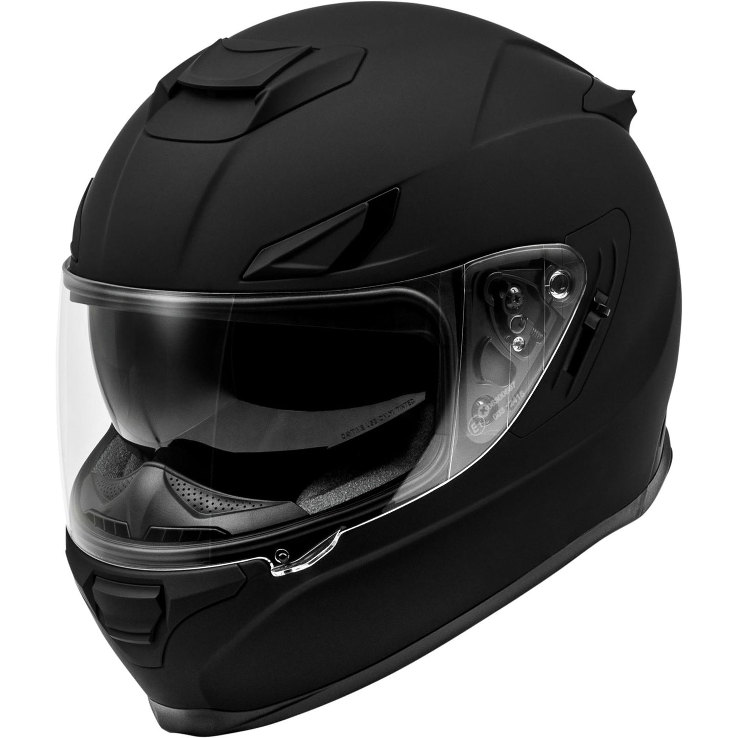 FLY Racing Sentinel Solid Helmet ECE 22.06 - Matte Black_1863649