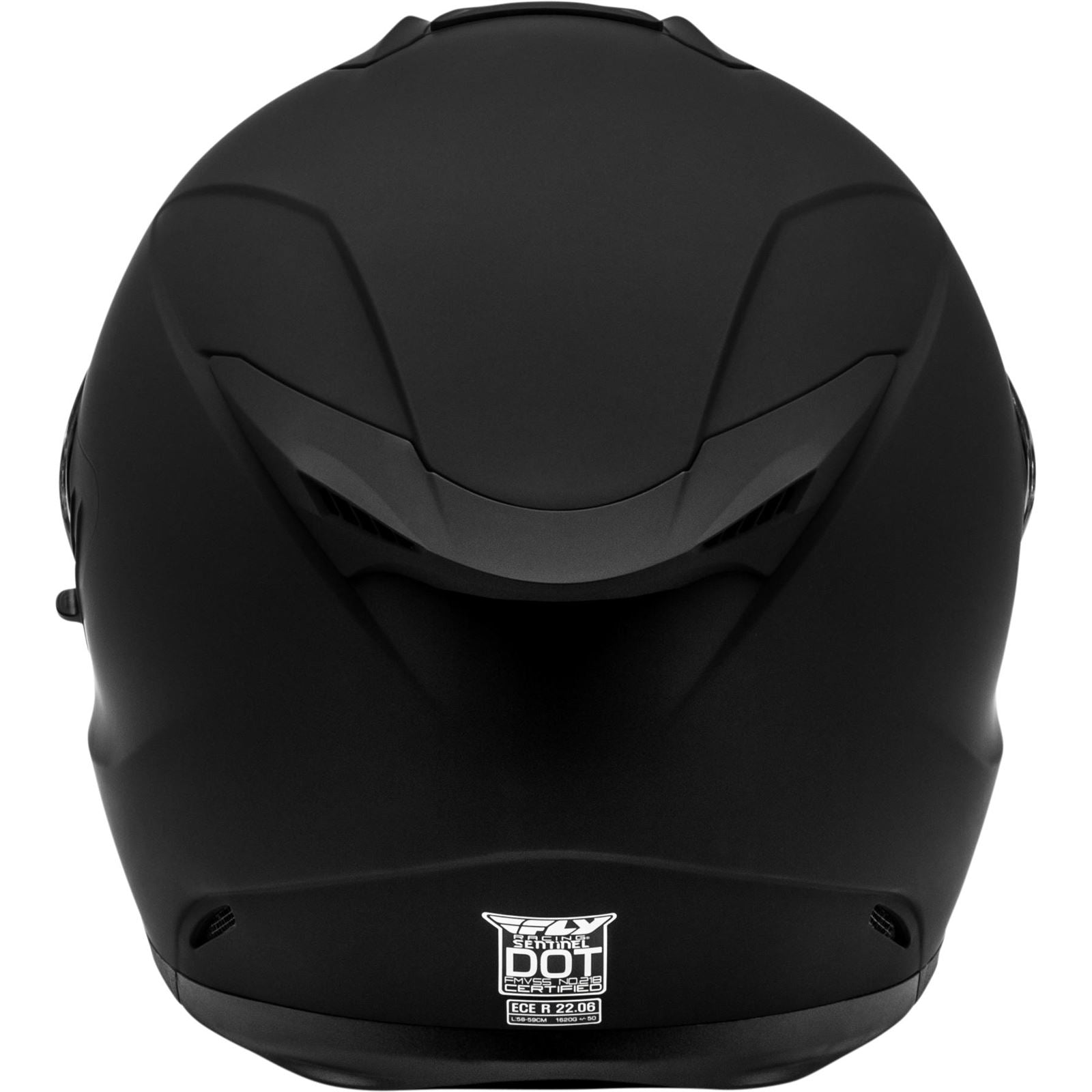 FLY Racing Sentinel Solid Helmet ECE 22.06 - Matte Black_1863650