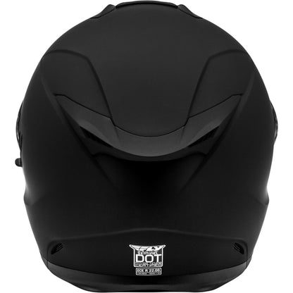 FLY Racing Sentinel Solid Helmet ECE 22.06 - Matte Black_1863650