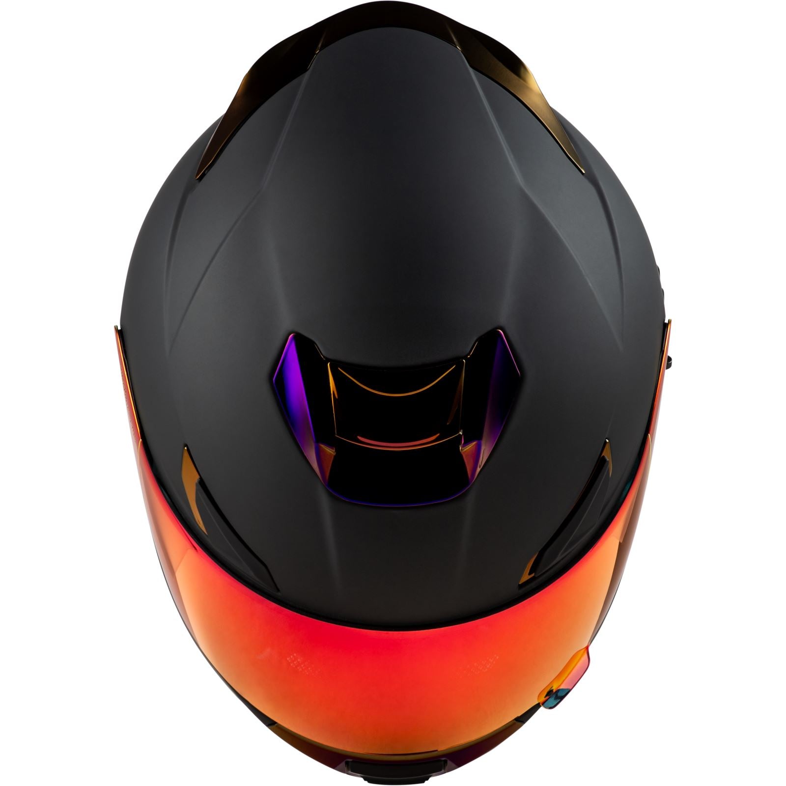 Fly Racing Sentinel Solid Helmet - ECE 22.06 - Matte Black/Charcoal Chrome_1388244