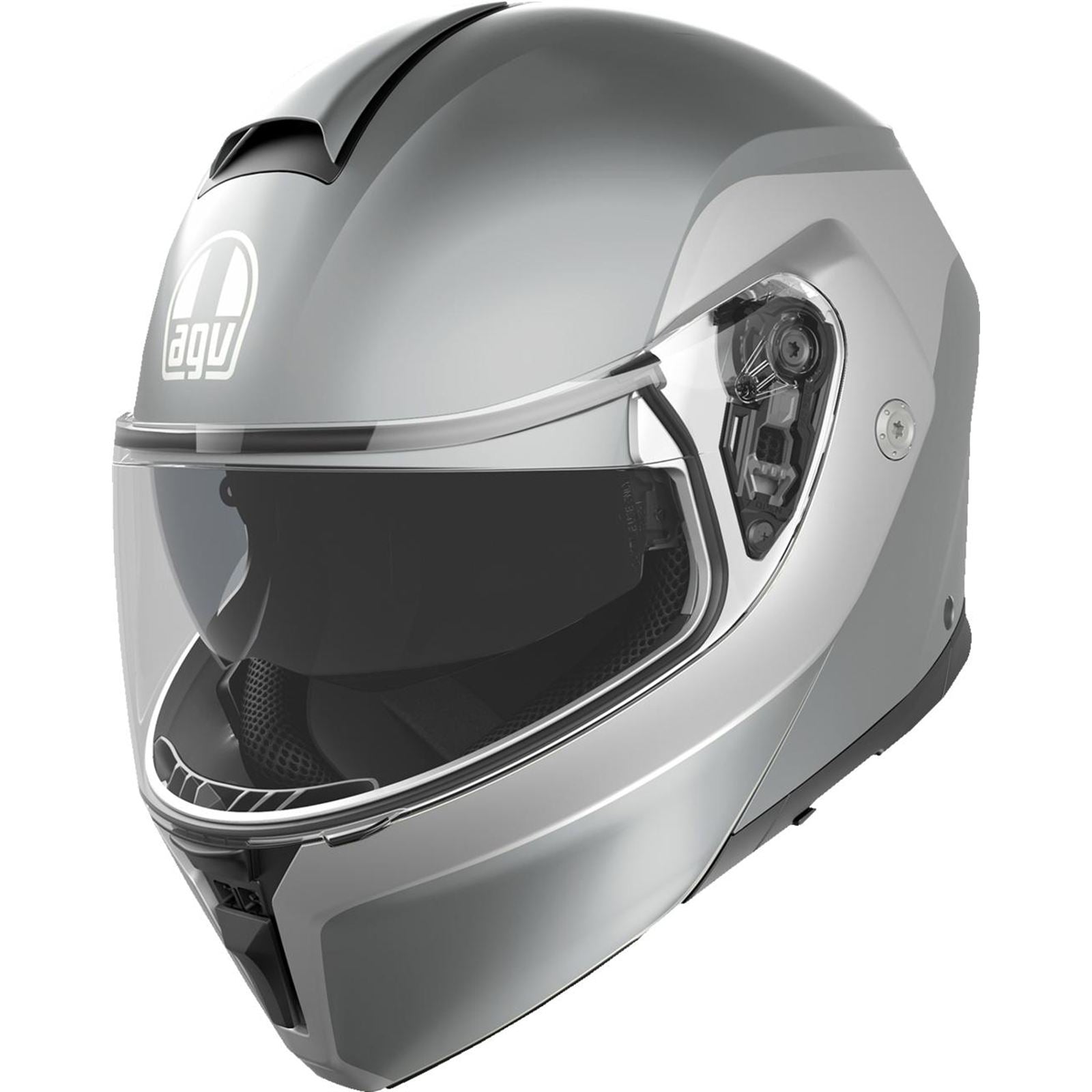 AGV Helmets Streetmodular Helmet - Levico - Double Light Gray_1952367