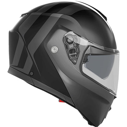 AGV Helmets Streetmodular Helmet - Resia - Matte Black/Gray_1952388