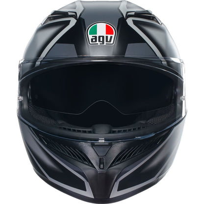 AGV Helmets K3 Helmet - Compound - Matte Black/Gray_1167792