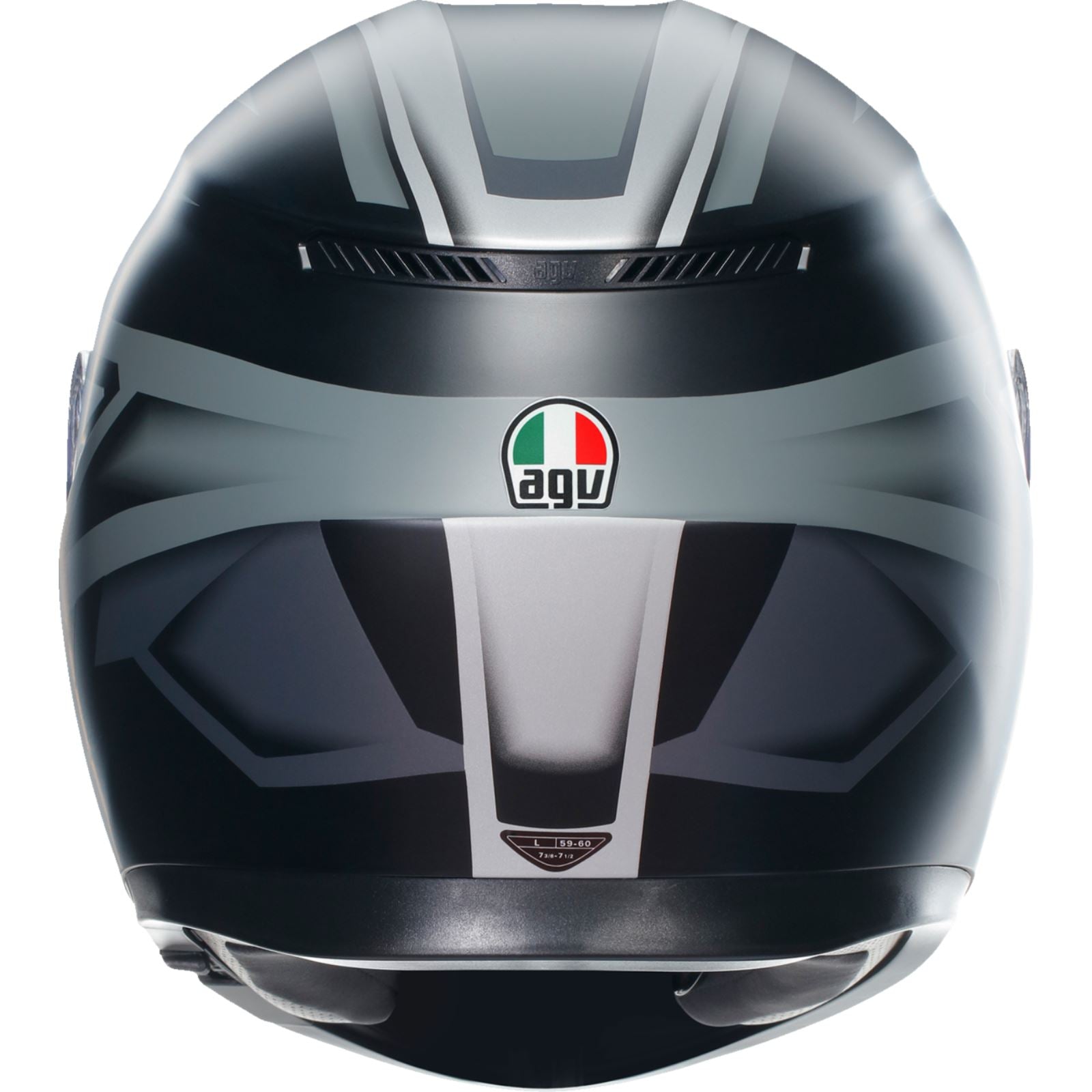AGV Helmets K3 Helmet - Compound - Matte Black/Gray_1167790