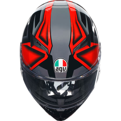 K3 Helmet - Compound - Black/Red - XL_1167789