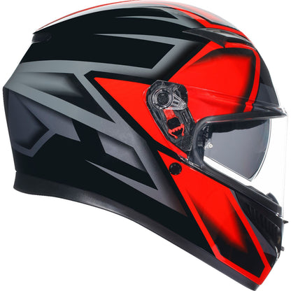 AGV Helmets K3 Helmet - Compound - Black/Red_1167791