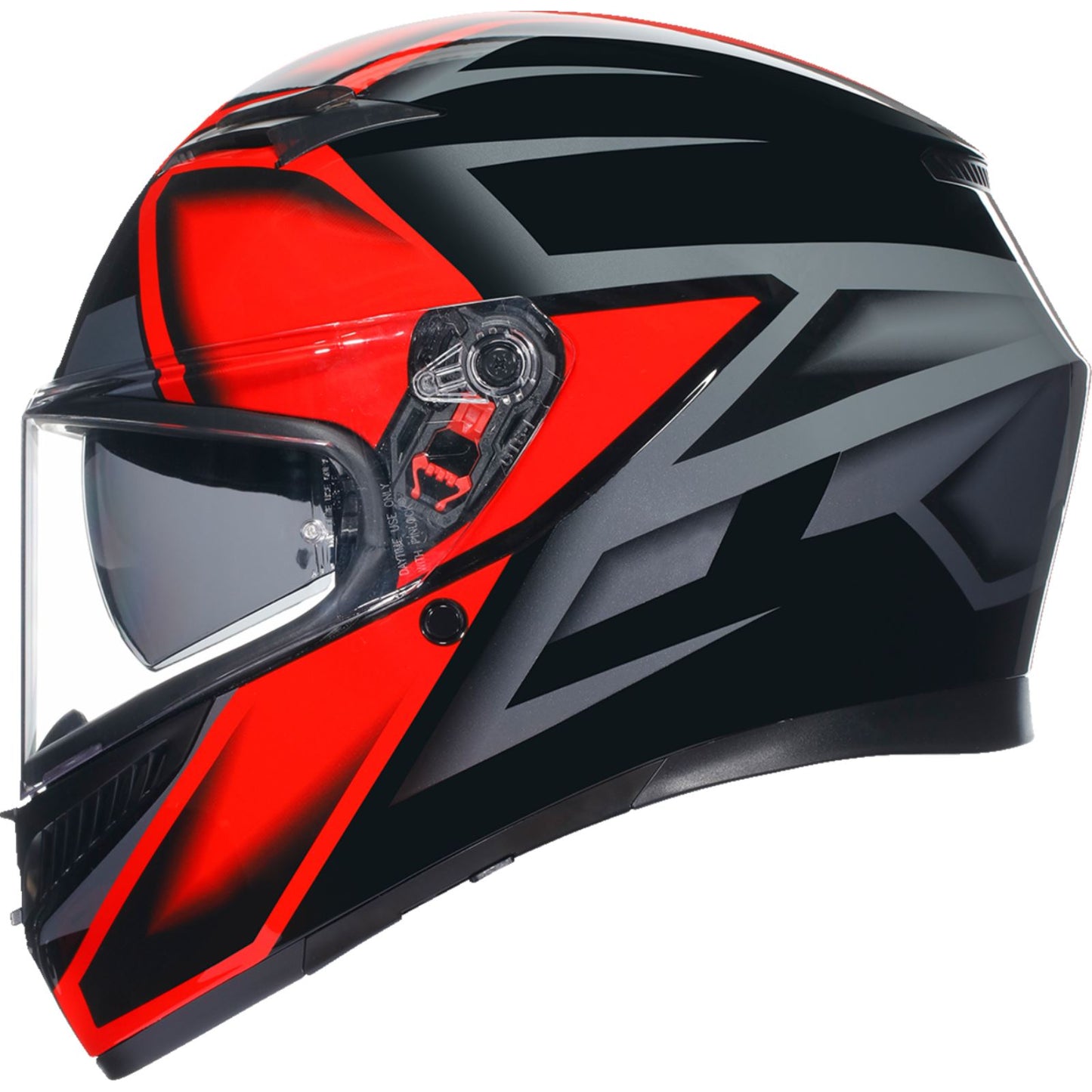 AGV Helmets K3 Helmet - Compound - Black/Red_1167841