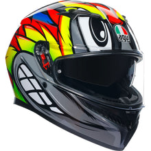 AGV Helmets K3 Helmet - Birdy 2.0 - Gray/Yellow/Red_1167883
