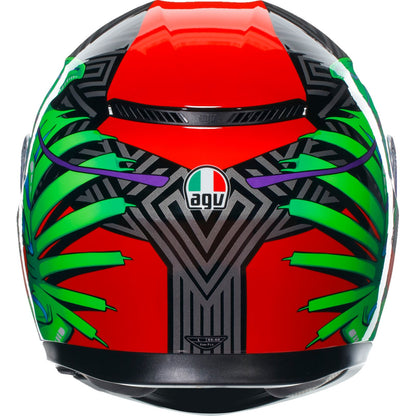 K3 Helmet - Kamaleon - Black/Red/Green - Small_1167917