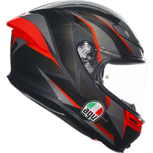 AGV Helmets K6 S Helmet - Slashcut - Black/Gray/Red - Large 2118395002014L_1168573