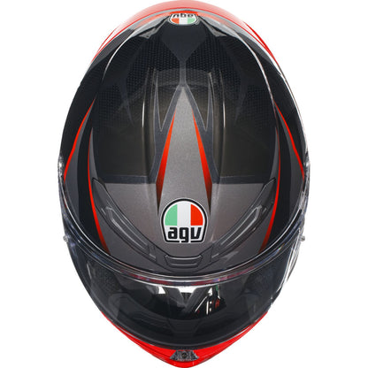 K6 S Helmet - Slashcut - Black/Gray/Red - XL_1168585