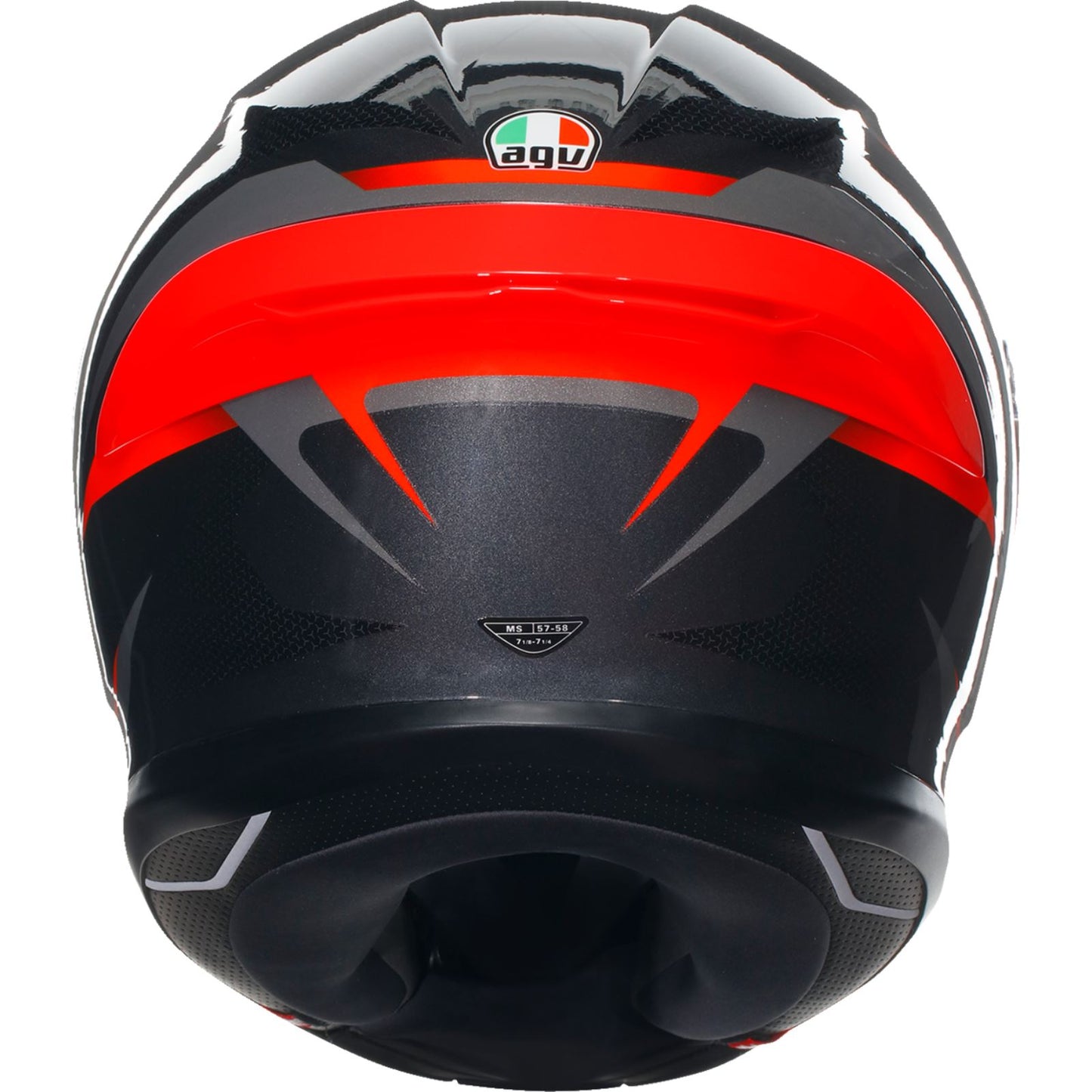 AGV Helmets K6 S Helmet - Slashcut - Black/Gray/Red_1168589