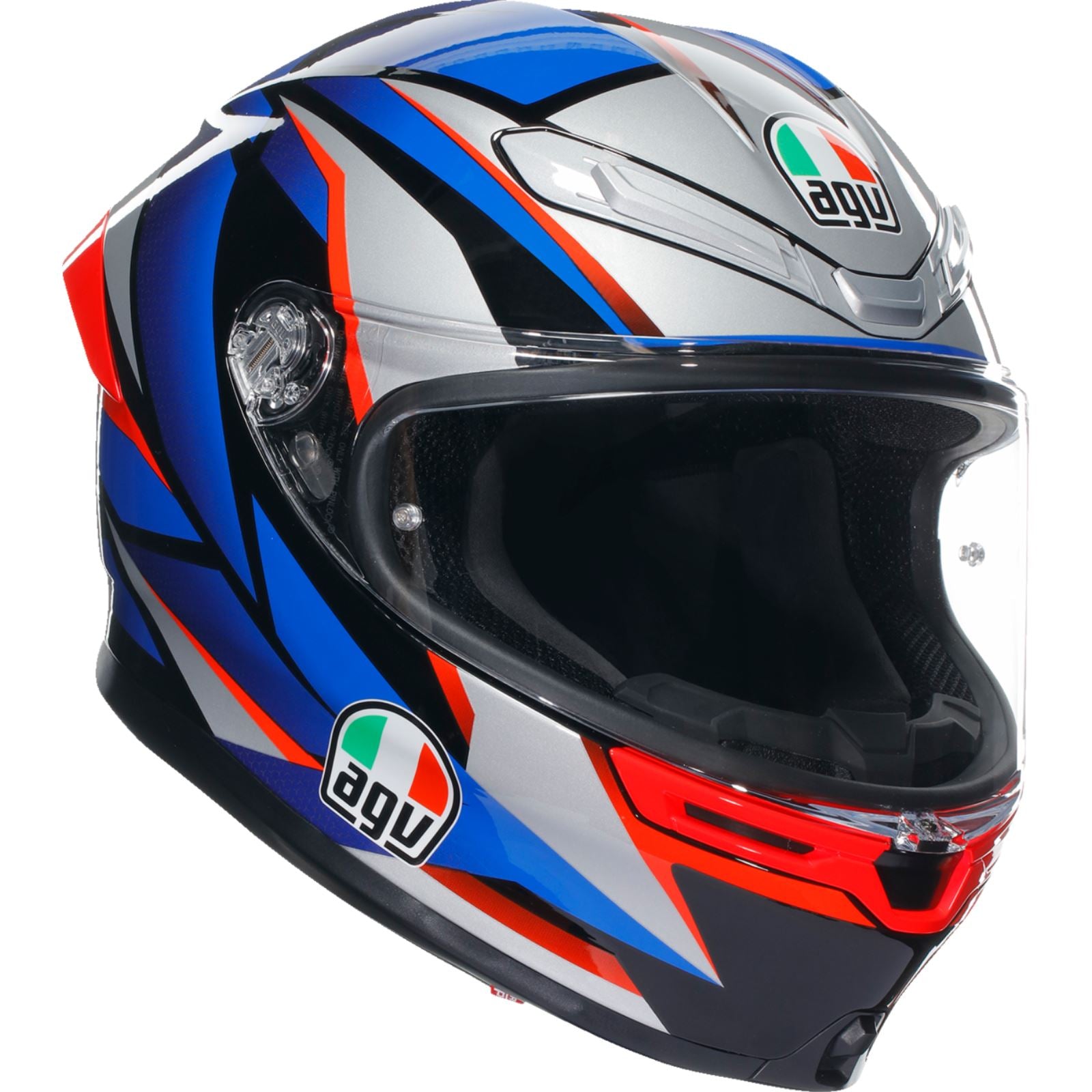 K6 S Helmet - Slashcut - Black/Blue/Red - Small_1168618