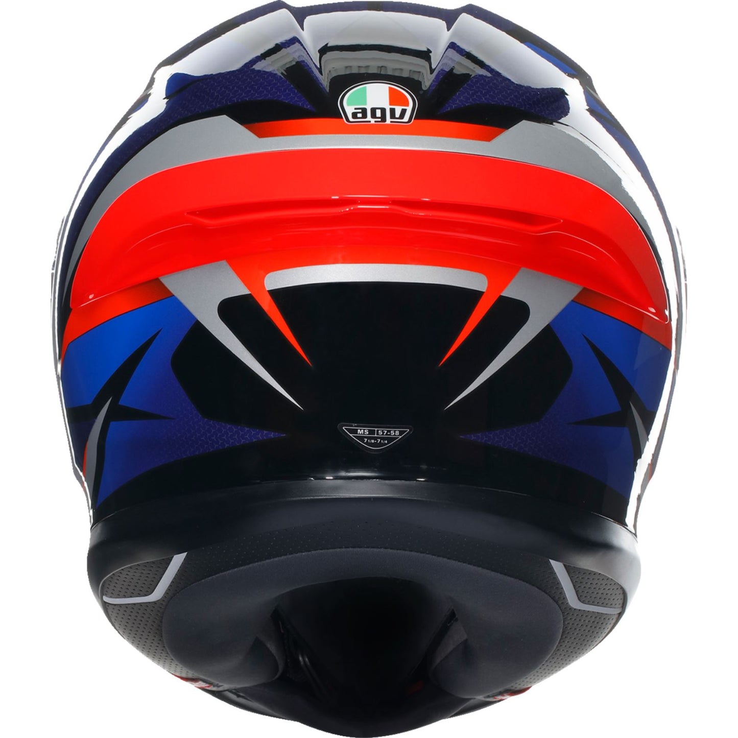 K6 S Helmet - Slashcut - Black/Blue/Red - Small_1168645