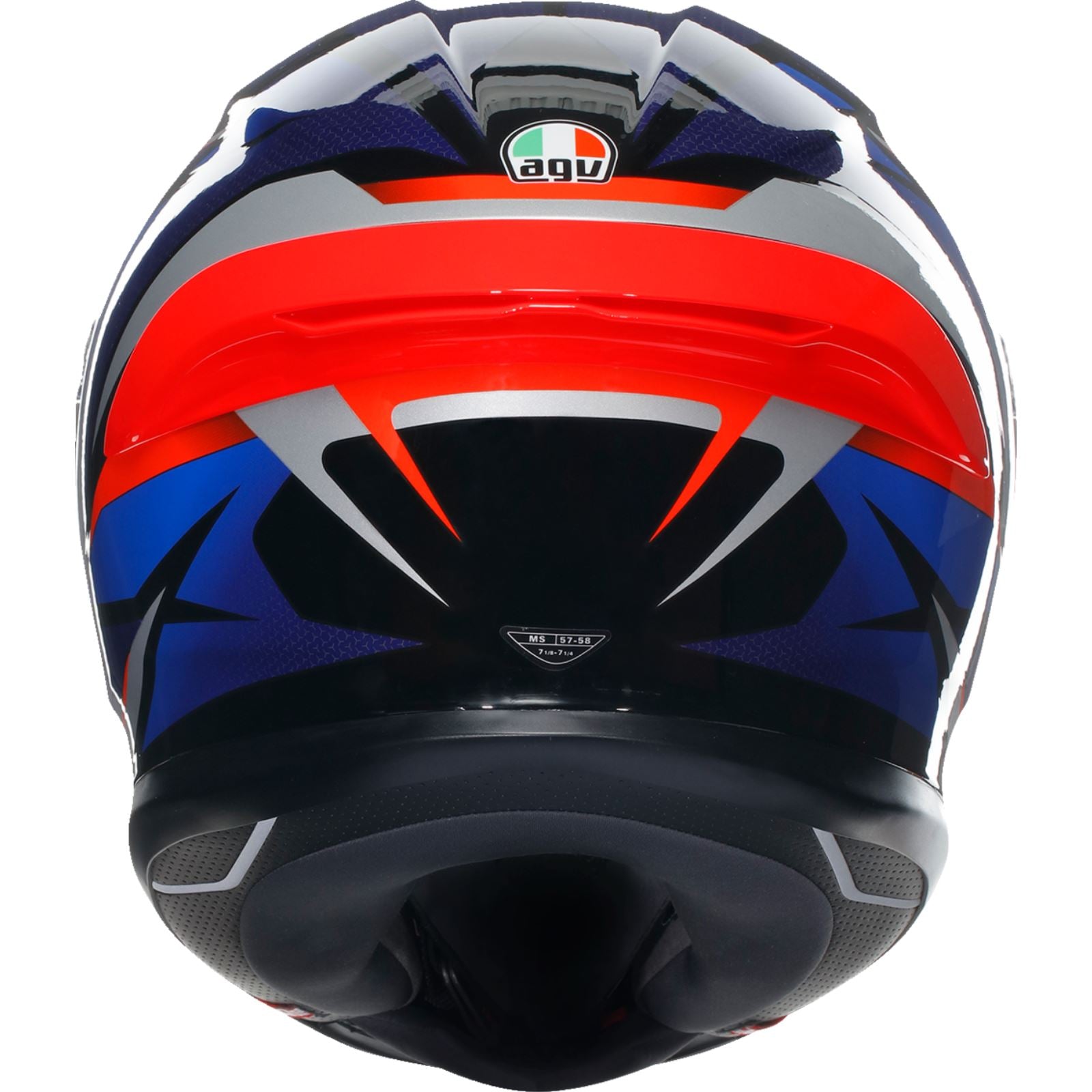AGV Helmets K6 S Helmet - Slashcut - Black/Blue/Red_1168619