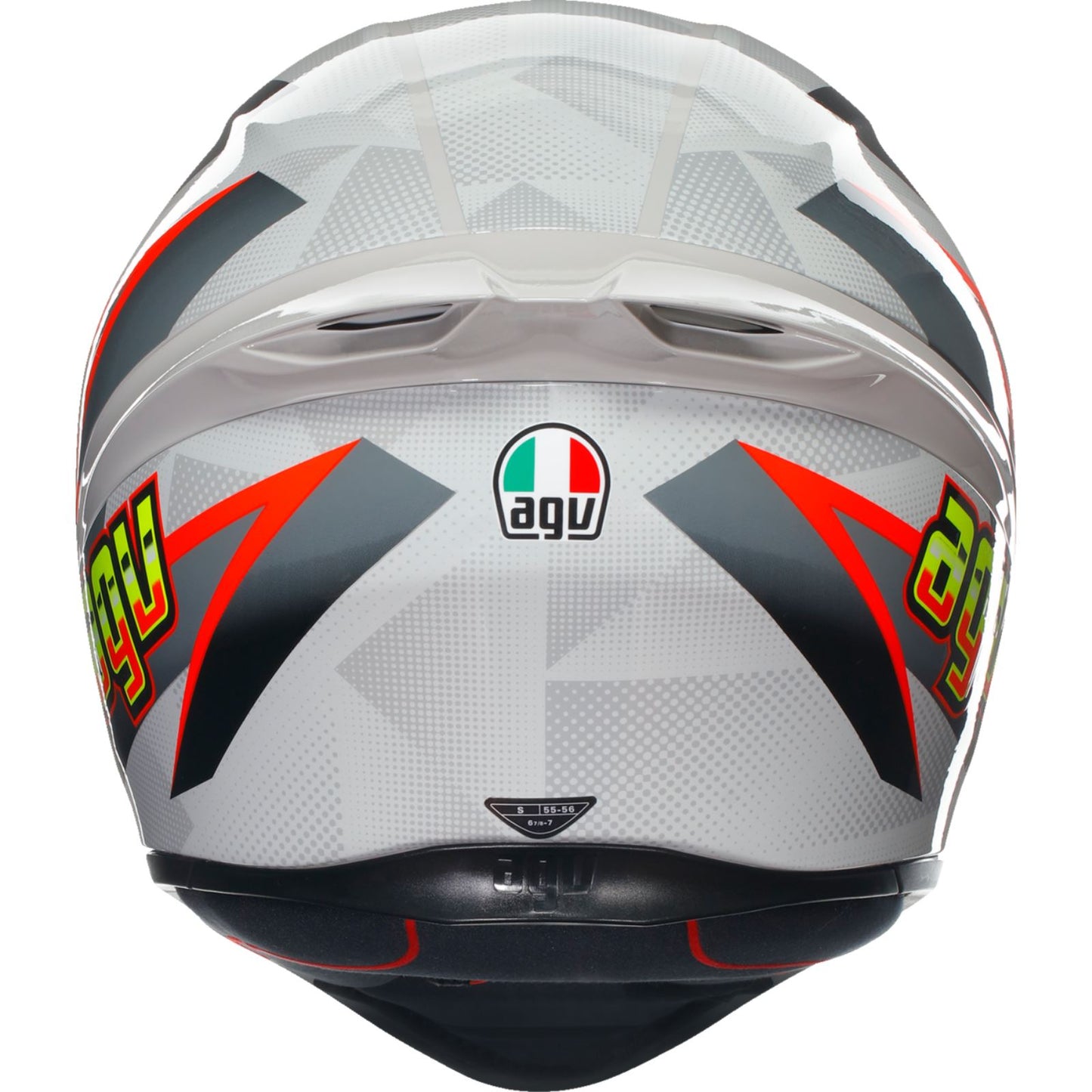 K1 S Helmet - Blipper - Gray/Red - Small_1168928