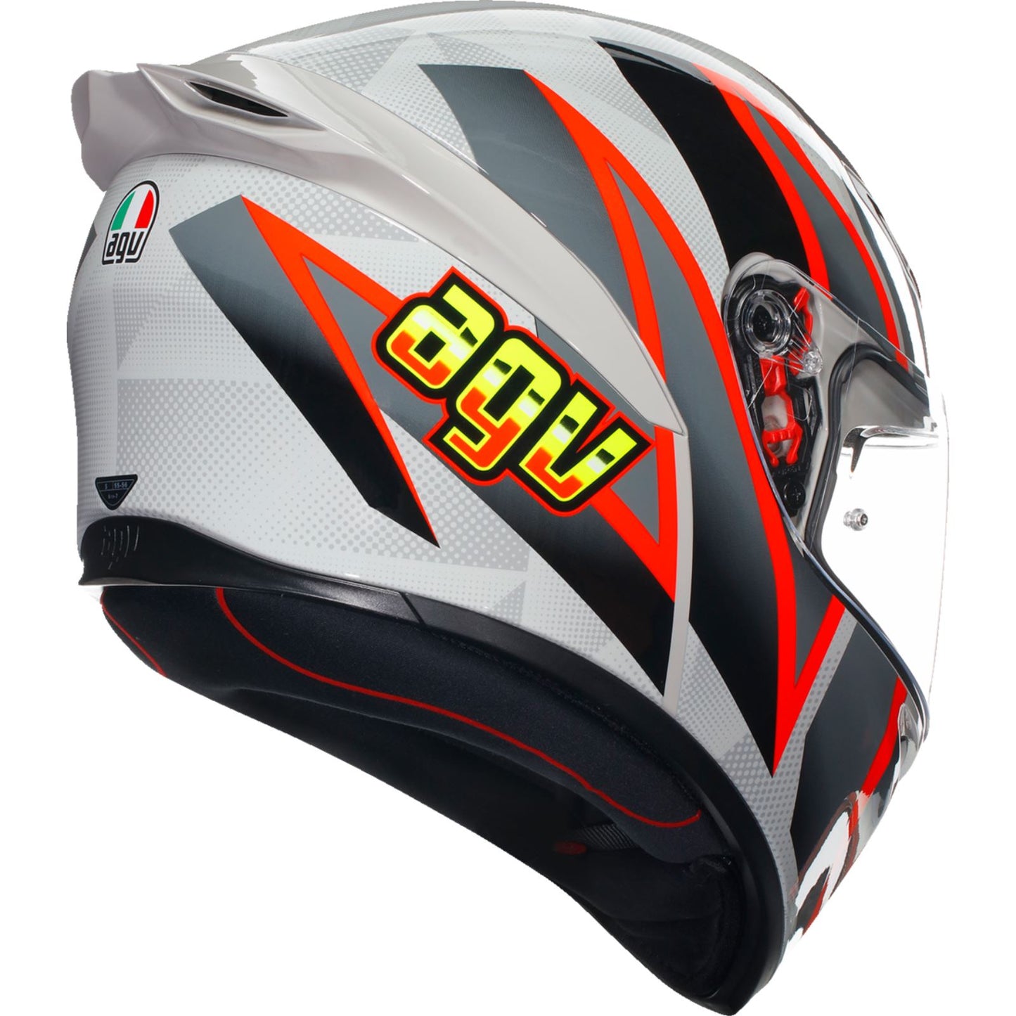 K1 S Helmet - Blipper - Gray/Red - Small_1168929