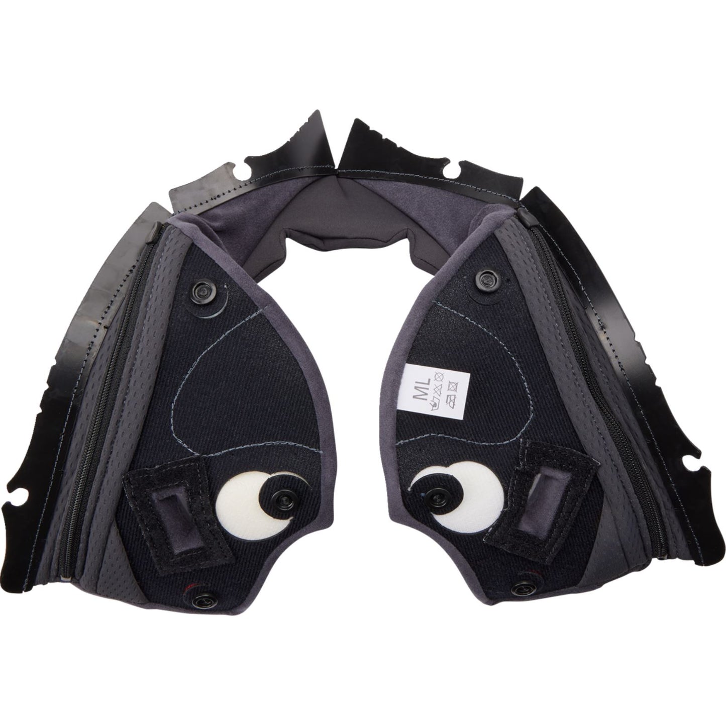 Pista GP RR Cheek Pads - Gray/Cyan - XL_1368596