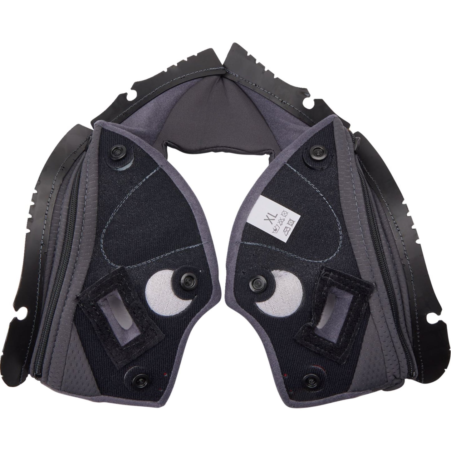 Pista GP RR Cheek Pads - Gray/Cyan - XL_1368577