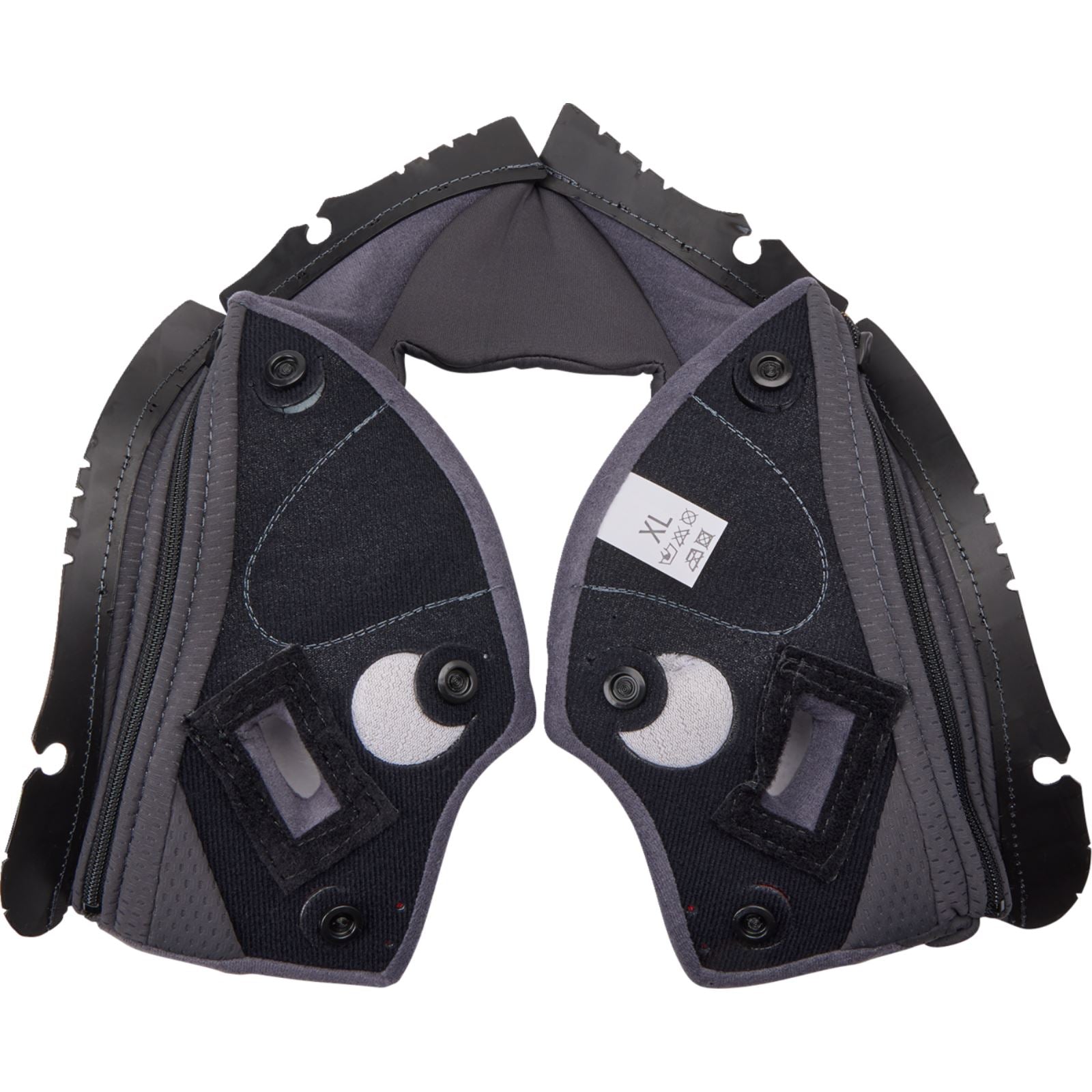 Pista GP RR Cheek Pads - Gray/Cyan - XL_1368577