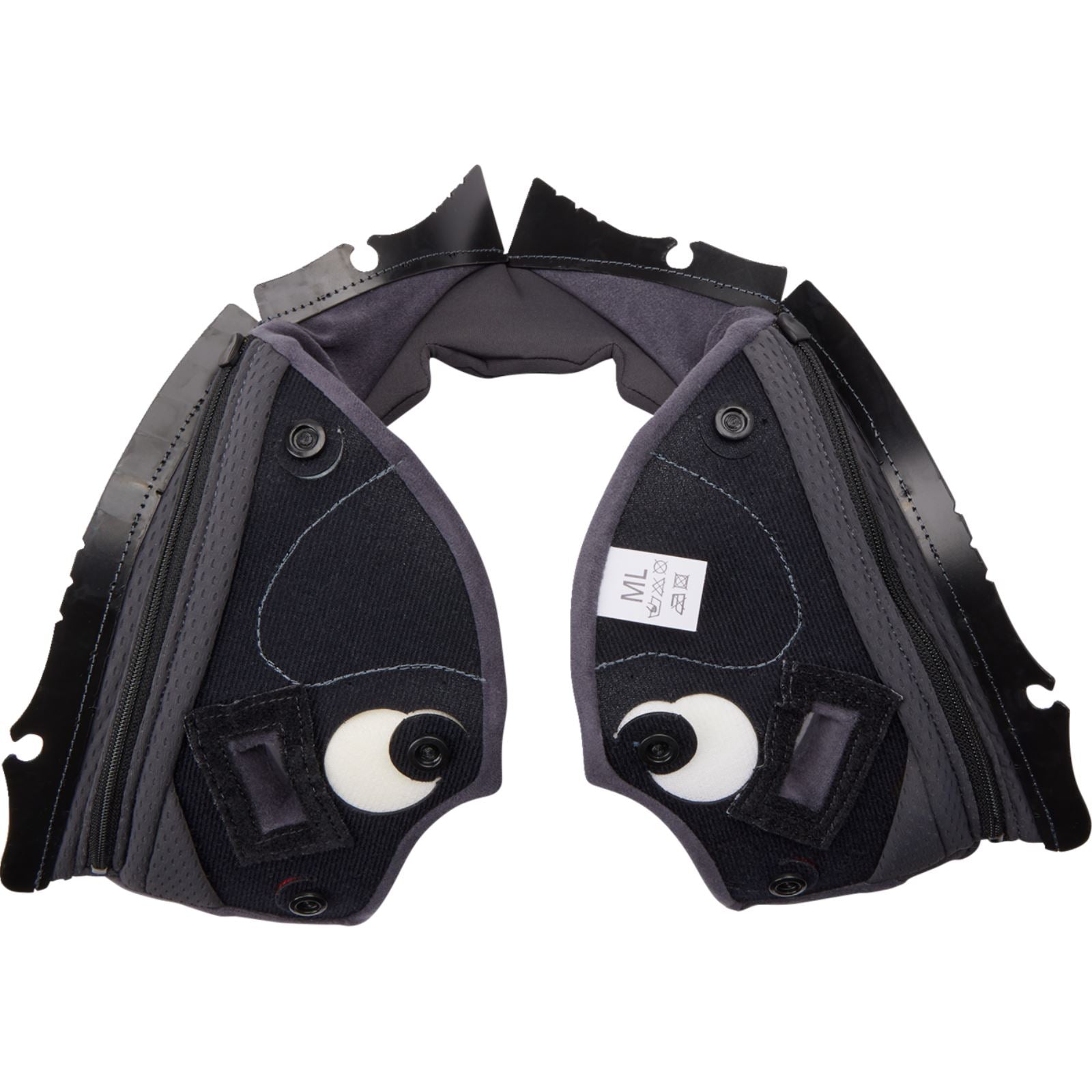 AGV Helmets Pista GP RR Cheek Pads - Gray/Cyan_1368563