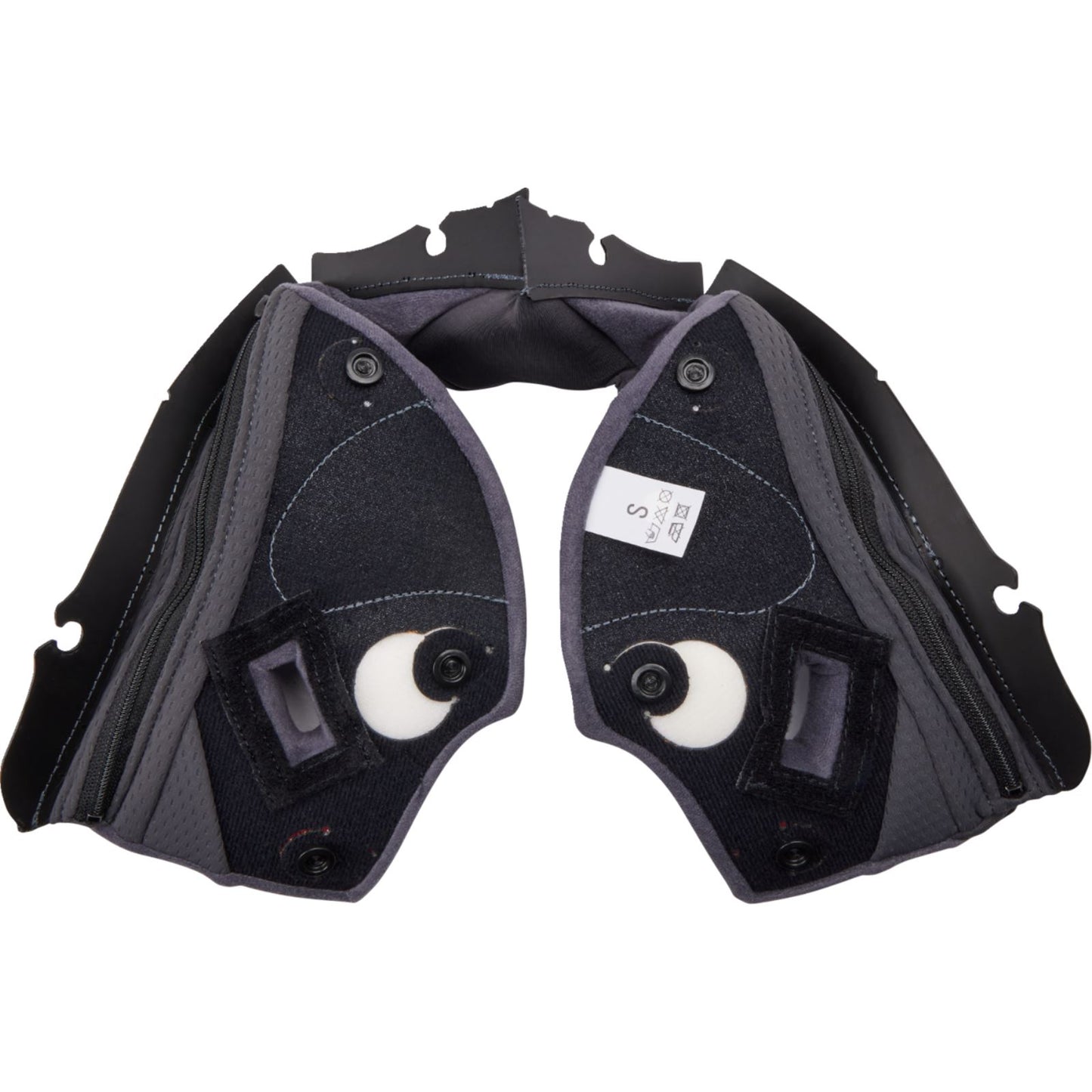 Pista GP RR Cheek Pads - Gray/Yellow - Small_1368567