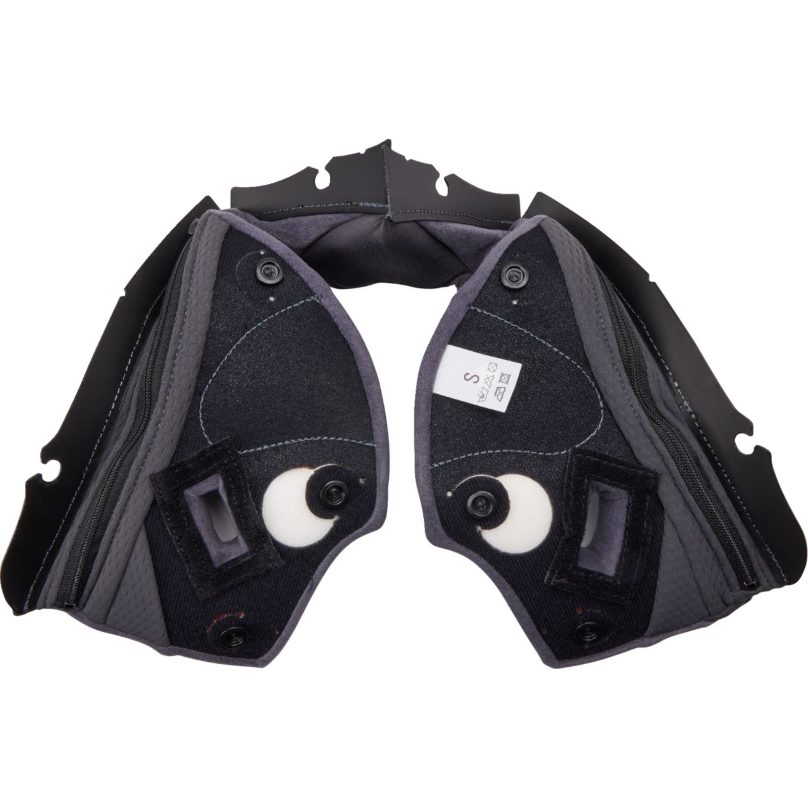 Pista GP RR Cheek Pads - Gray/Yellow - Small_1368567