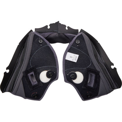 Pista GP RR Cheek Pads - Gray/Yellow - Small_1368567