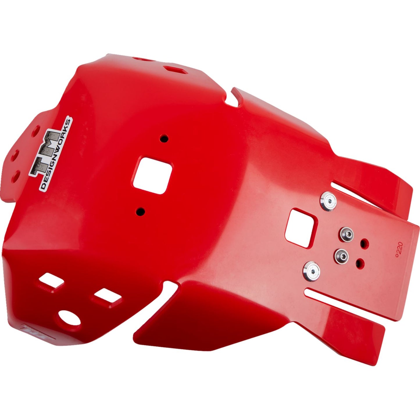 TM Design Works Skid Plate - Red for Honda [MPN: HOMC-470-RD]_1170841