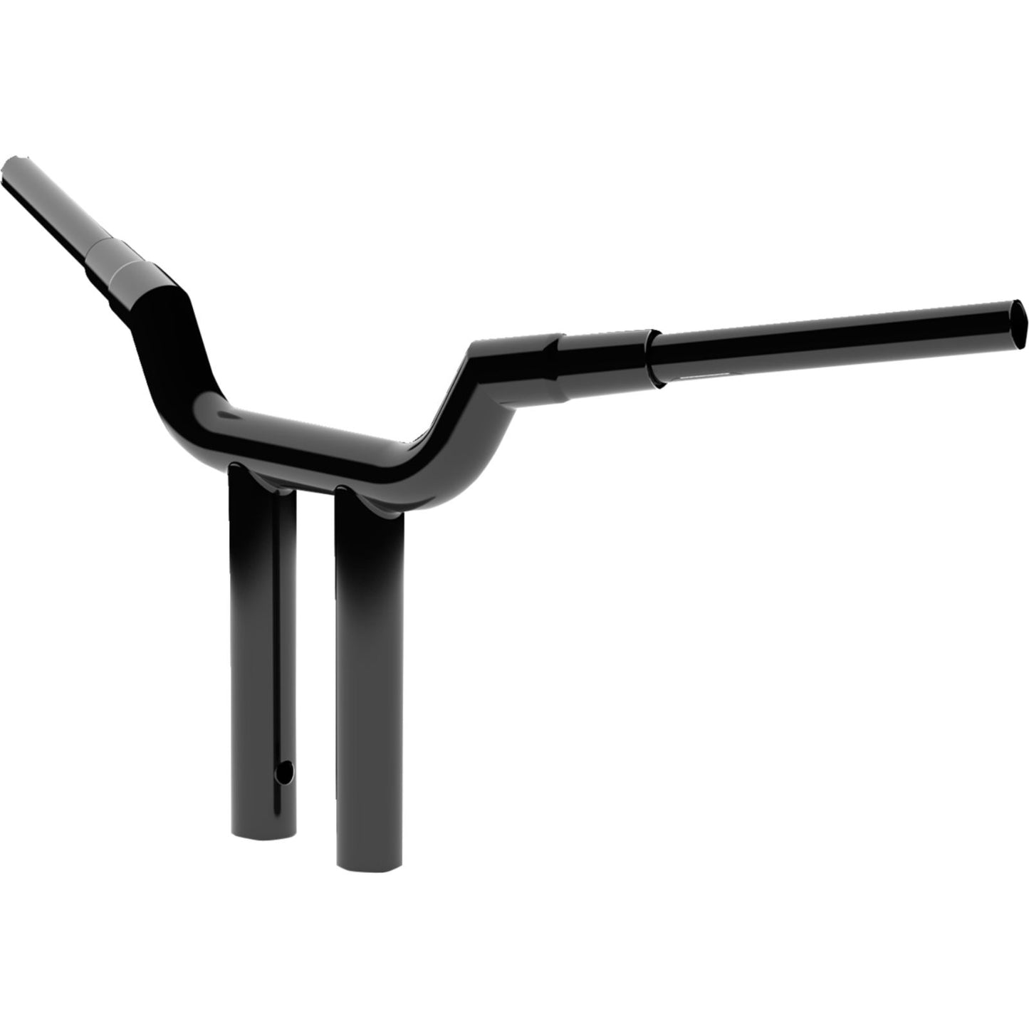 LA Choppers Handlebar - Valley - T-Bar - 12" - Black [MPN: LA-7344-12B]_1397806