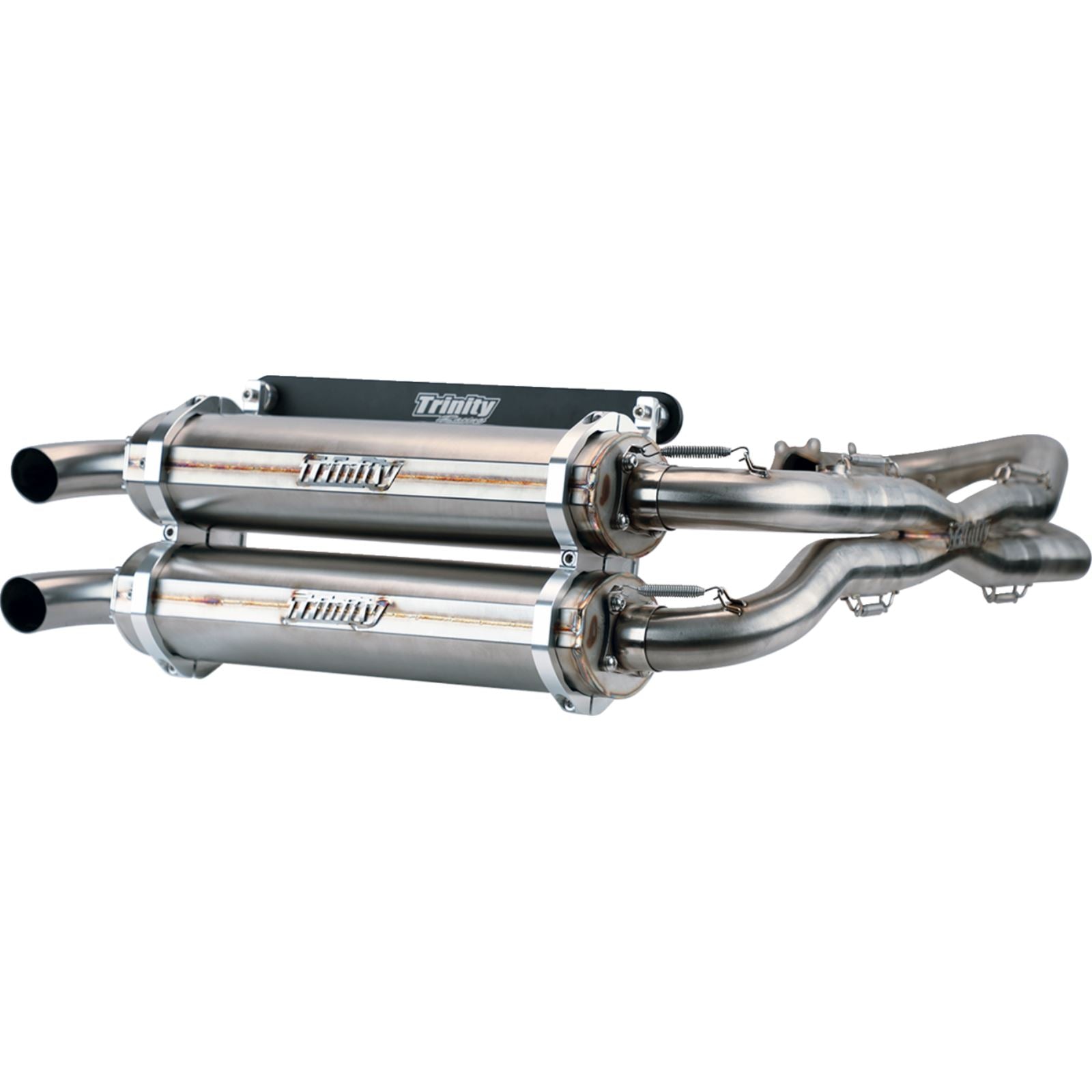 Trinity Racing Stainless Steel Exhaust System for Polaris [MPN: TR-4119D-SS]_1169116