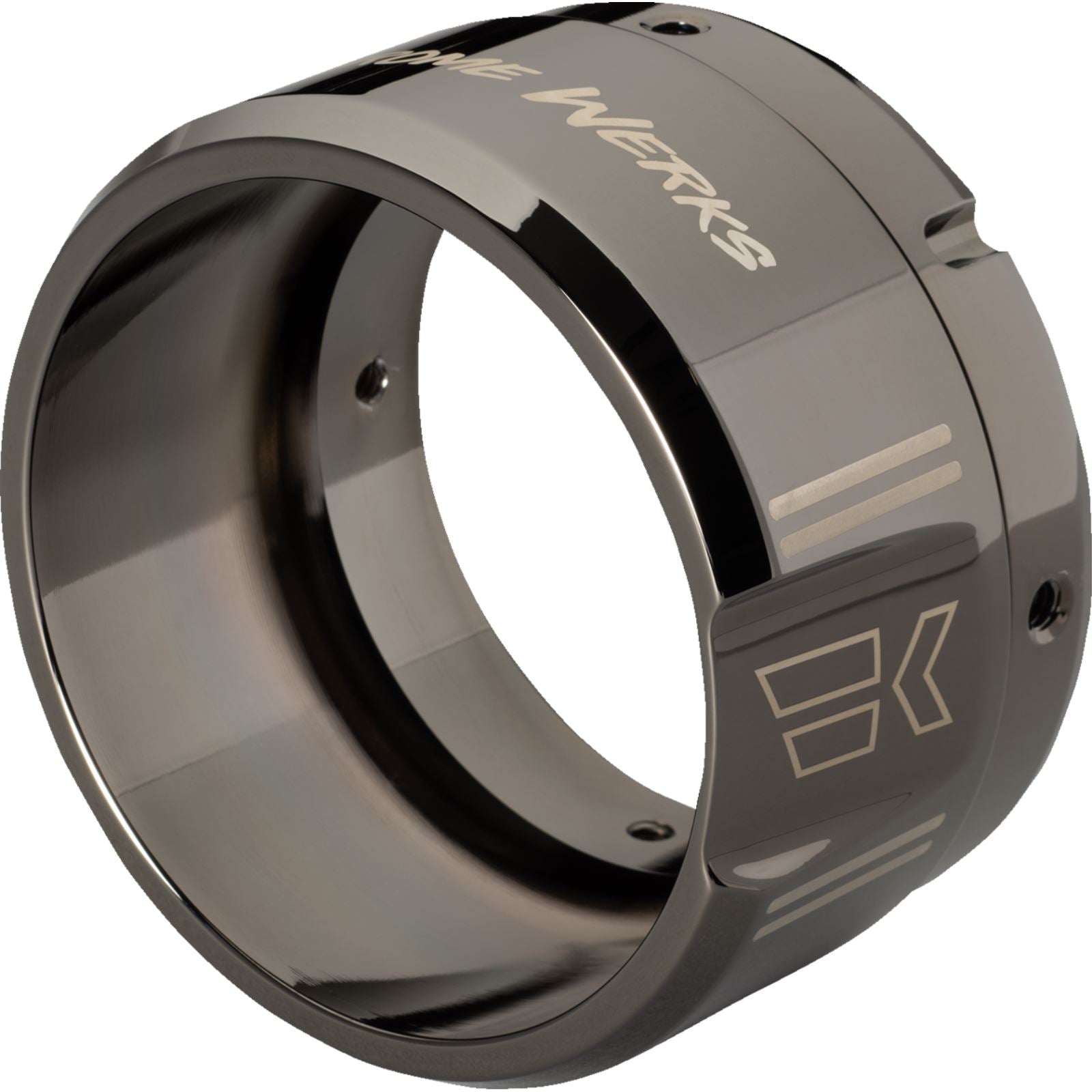 Khrome Werks 4-1/2" Klassic End Cap - Right Hand - Eclipse [MPN: 201759]_1169389